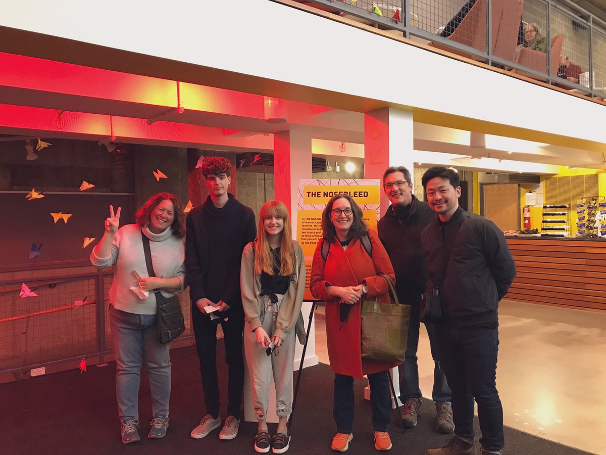 JapaneseCluster's tweet photo. 昨日はWoolly Mammoth TheatreでThe Nosebleedを見ました。とってもおもしろかったので、おススメです！！！

The Japanese Cluster went to the Woolly Mammoth Theatre yesterday to see “The Nosebleed.” Amazing show!! We all loved it and highly recommend it!! https://t.co/PFCEAMQQo5
