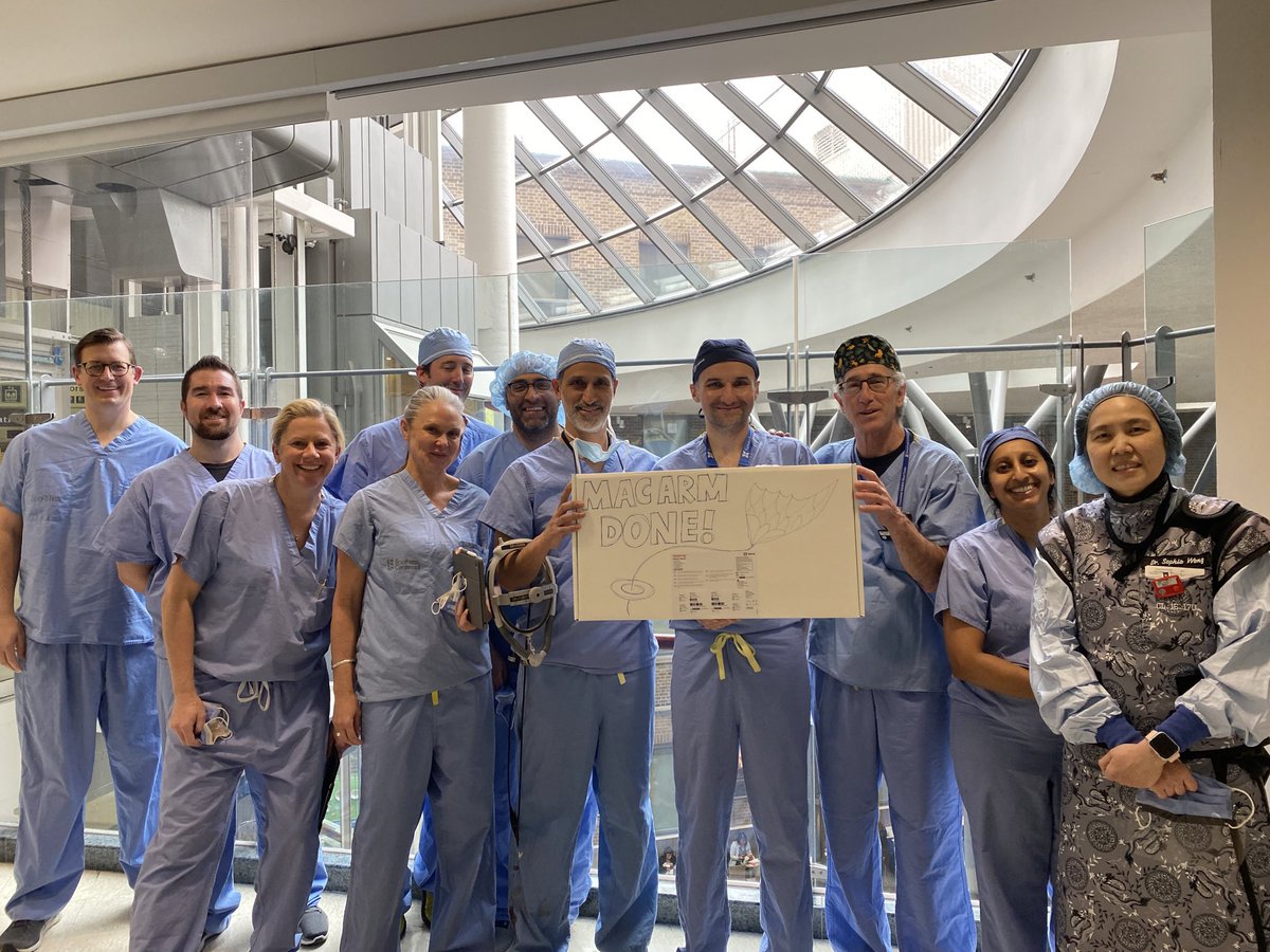 Andrew Czarnecki (@czarneckiandrew) on Twitter photo We implanted the last patient in the MAC arm of the SUMMIT Trial <a href="/Sunnybrook/">Sunnybrook Health Sciences Centre</a> yesterday
We are now one step closer to offering this game changing treatment to more patients! #TMVR #Tendyne
Great result thanks to a great team
<a href="/ecohent8/">Eric Cohen</a> <a href="/psorajja/">Paul</a>
<a href="/GilbertTangMD/">Dr. Gilbert Tang</a> <a href="/VinodThourani/">Vinod Thourani</a> We implanted the last patient in the MAC arm of the SUMMIT Trial <a href="/Sunnybrook/">Sunnybrook Health Sciences Centre</a> yesterday
We are now one step closer to offering this game changing treatment to more patients! #TMVR #Tendyne
Great result thanks to a great team
<a href="/ecohent8/">Eric Cohen</a> <a href="/psorajja/">Paul</a>
<a href="/GilbertTangMD/">Dr. Gilbert Tang</a> <a href="/VinodThourani/">Vinod Thourani</a>