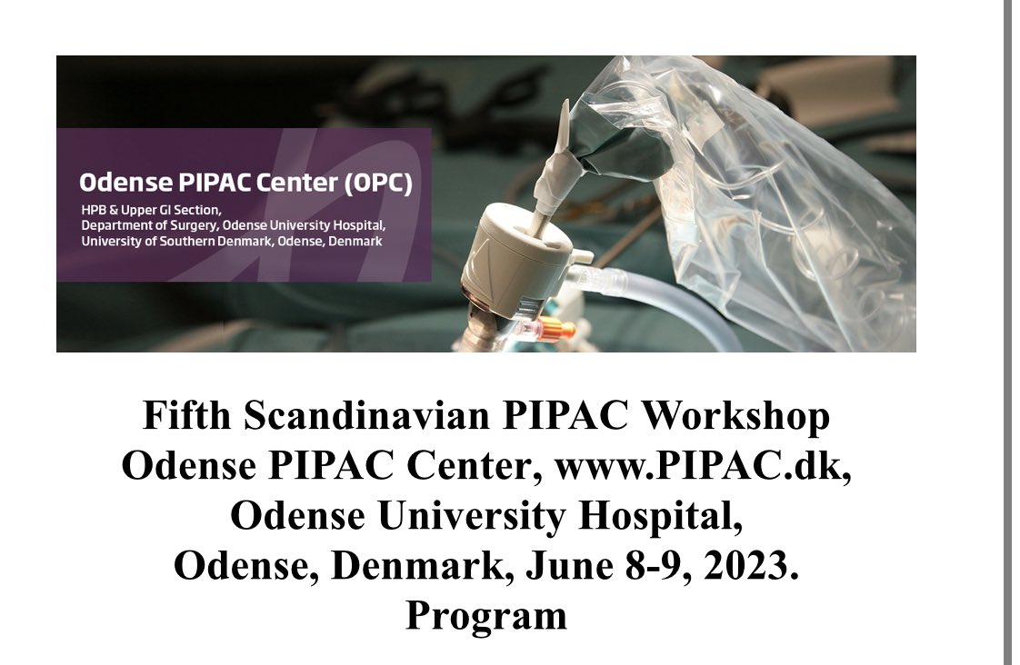 ISSPP (@isspp1) on Twitter photo For all of you trying to find the next #PIPAC course it will happen in June in Odense, 🇩🇰 registration jette.bank.hedelund@rsyd.dk
@RENAPE_Network <a href="/JimmySo89571074/">Jimmy So</a> <a href="/GECOPeritoneal/">GECOP</a> <a href="/DrFloresAyala/">Guillermo</a> <a href="/almogby2/">Almog Ben-Yaacov MD</a> <a href="/AndreasBrandl8/">Andreas Brandl</a> <a href="/SICOBoard/">SICO</a> <a href="/ESSOnews/">European Society of Surgical Oncology (ESSO)</a> <a href="/oliviawriting/">Olivia Sgarbura</a> For all of you trying to find the next #PIPAC course it will happen in June in Odense, 🇩🇰 registration jette.bank.hedelund@rsyd.dk
@RENAPE_Network <a href="/JimmySo89571074/">Jimmy So</a> <a href="/GECOPeritoneal/">GECOP</a> <a href="/DrFloresAyala/">Guillermo</a> <a href="/almogby2/">Almog Ben-Yaacov MD</a> <a href="/AndreasBrandl8/">Andreas Brandl</a> <a href="/SICOBoard/">SICO</a> <a href="/ESSOnews/">European Society of Surgical Oncology (ESSO)</a> <a href="/oliviawriting/">Olivia Sgarbura</a>