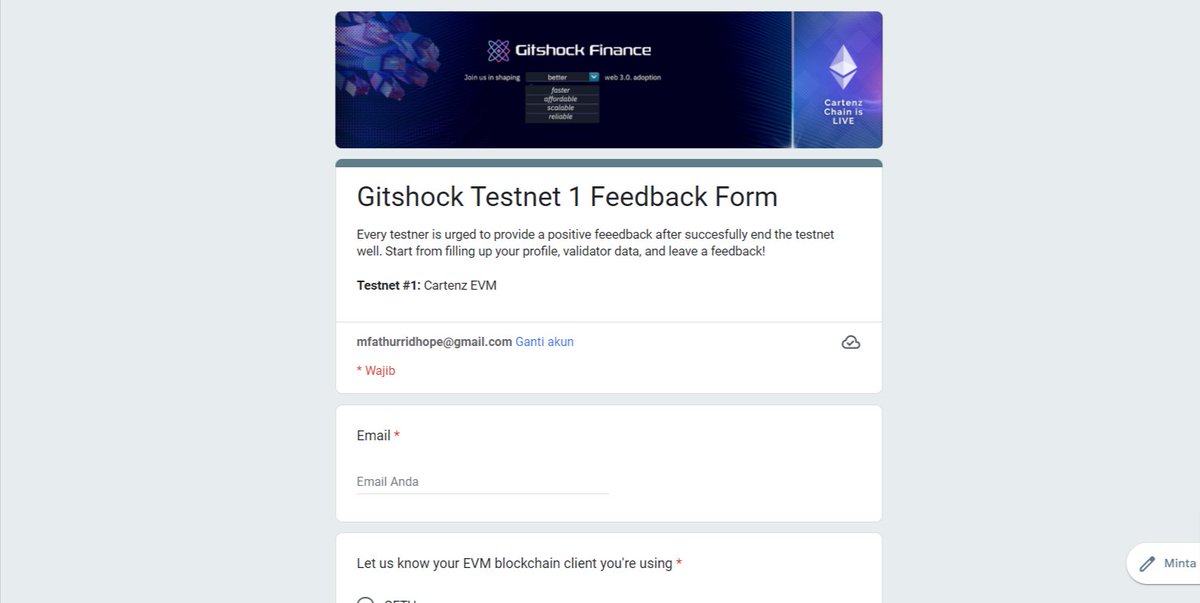 GTFXDaily's tweet photo. 6/ After Synced with execution layer and consensus layer and did all the tasks requested, submit the work on the link attached on a form @ the end of Google document sent to your mail.

Well, Gitshock is experimental project, but the team did their best so far.

#GTFX #Testnet https://t.co/1s1olD8N1o