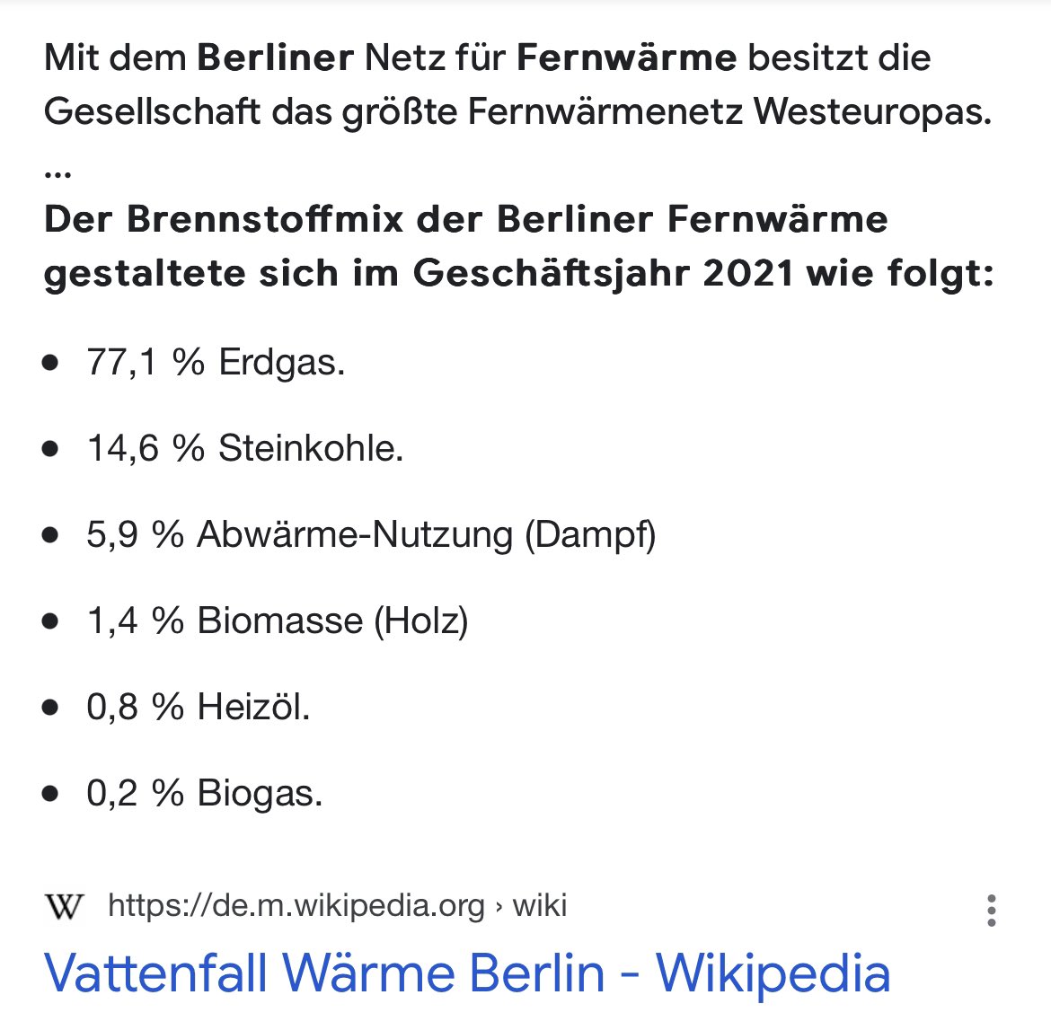 AndyBS_'s tweet photo. @littlefairworld @RND_de Dann sollten wir in Berlin den 1,3 Millionen Haushaltskunden auch die Fernwärme verbieten, denn die wird zu 92,5% aus Gas, Kohle und Heizöl erzeugt… https://t.co/p0ngQPtUJA