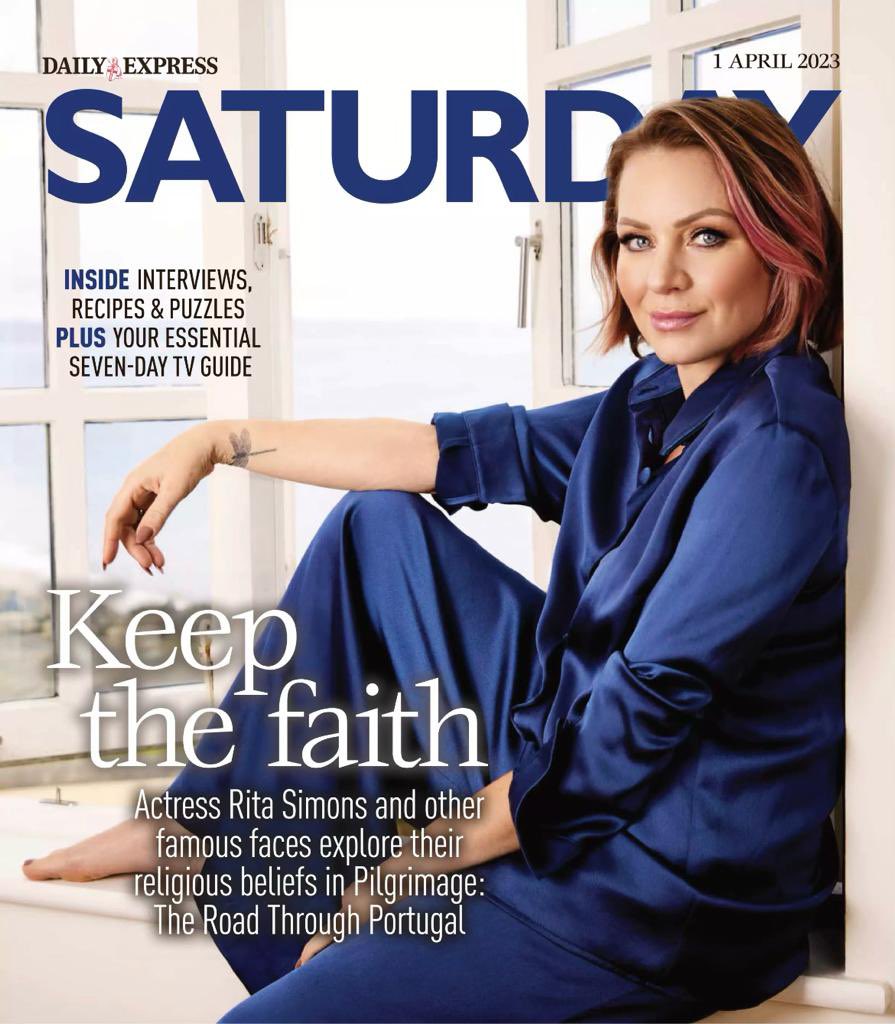 OfficialRita's tweet image. Had a lovely chat with #SaturdayExpress about out upcoming series of #pilgrimage on BBC2 April 7th 9pm also on @iplayer ❤️💛🧡💜💙💚