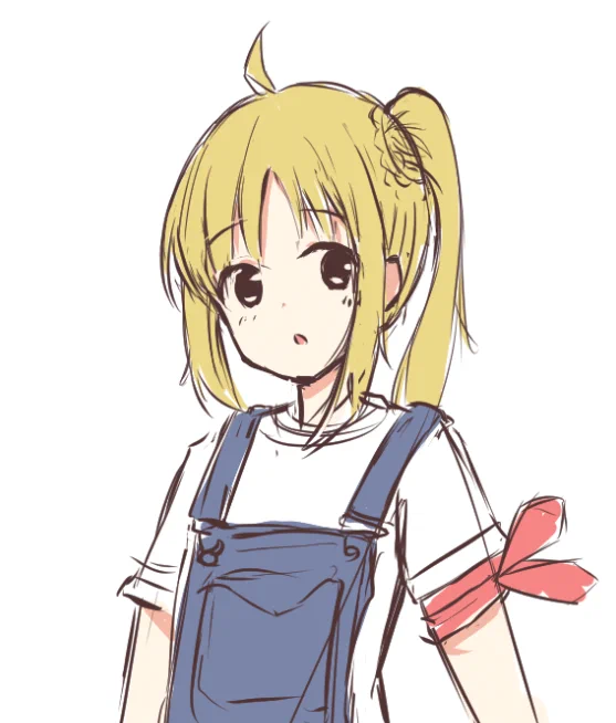 虹夏ちゃんラフ 