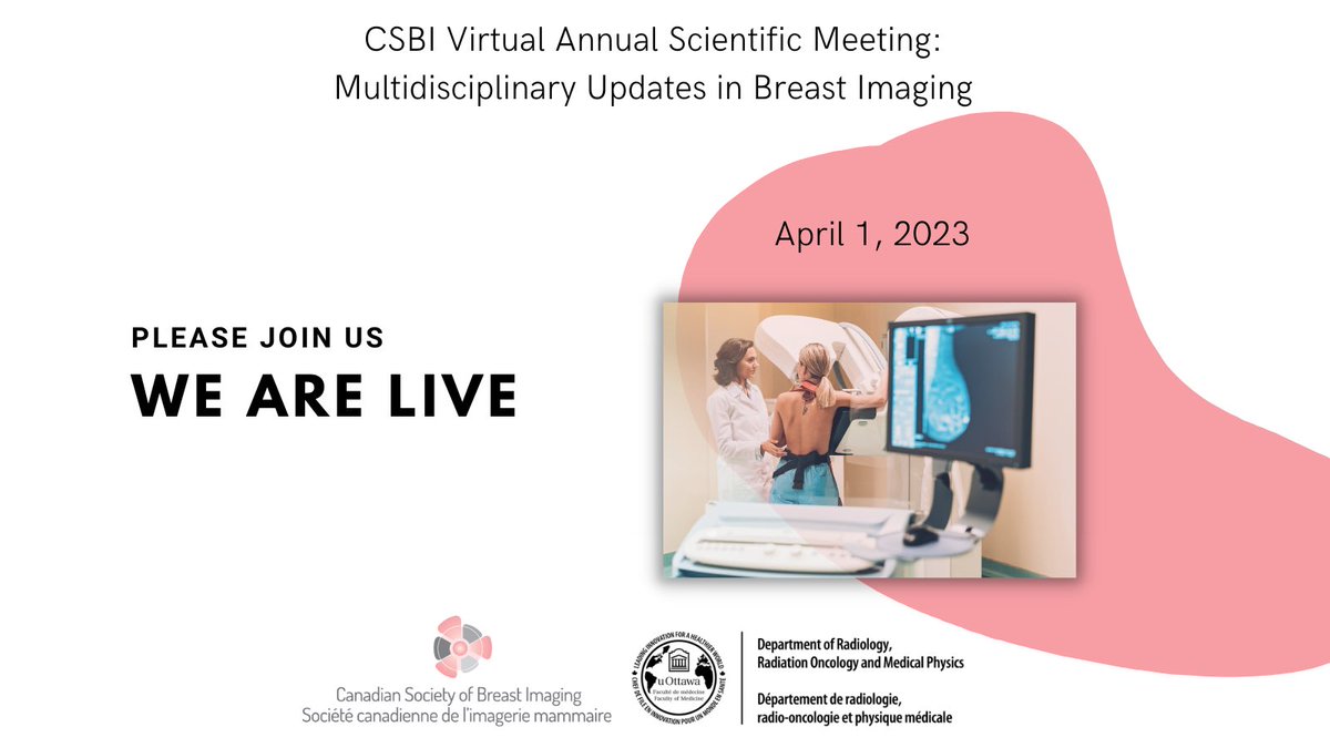 We are live for our CSBI Annual Scientific Meeting.

Please join us live!!

#CSBI2023 #CSBI