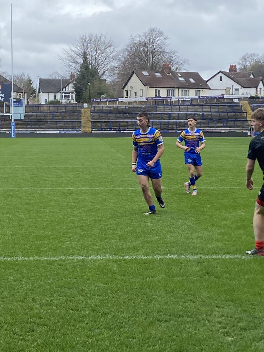BBGAcademy's tweet image. Incredible seeing Will and Caleb play at the amazing Headingley stadium in what was an emphatic win for @leedsrhinos scholarship team. #SuperProud