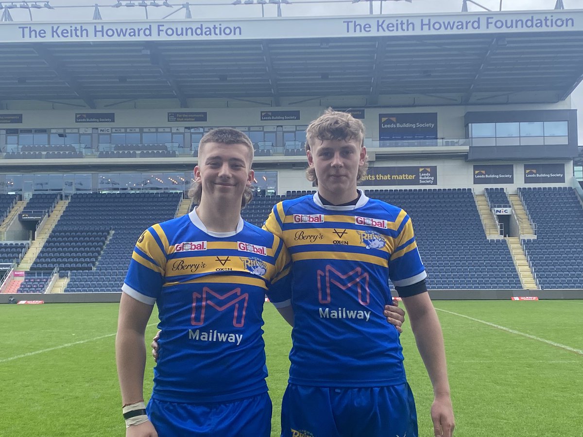 BBGAcademy's tweet image. Incredible seeing Will and Caleb play at the amazing Headingley stadium in what was an emphatic win for @leedsrhinos scholarship team. #SuperProud