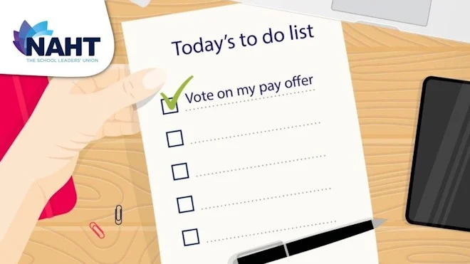NAHTStaffs's tweet photo. #OneLastThing
Make sure you make your feelings known in this indicative ballot. 
Finding an additional 4% (23/24) from already meagre school budgets is not an option. https://t.co/xu1qM8YN2j