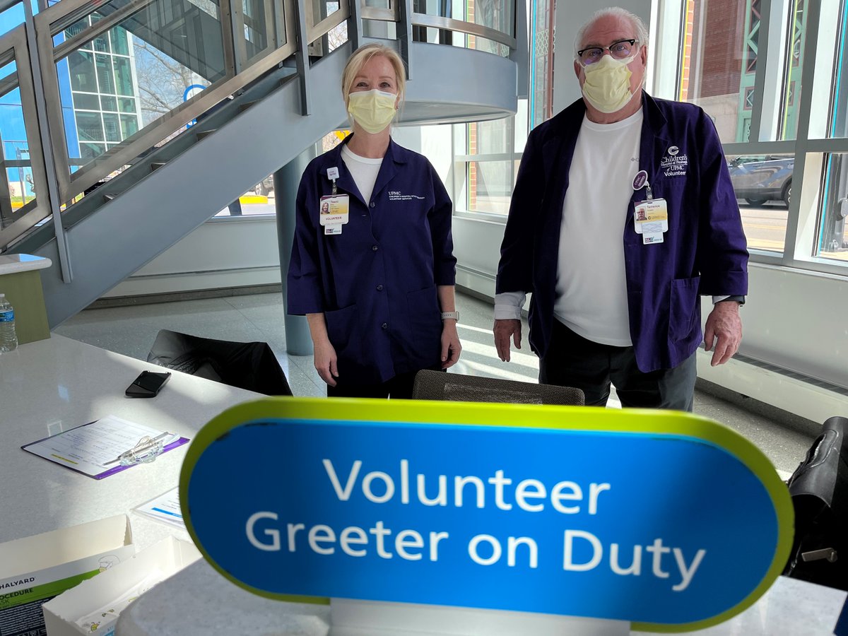ChildrensPgh's tweet photo. April is Volunteer Appreciation Month! At UPMC Children’s, our volunteers are “Making a World of Difference." In 2022, volunteers provided essential non-clinical support for patients, families and staff at UPMC Children’s as 272 volunteers contributed 17,086 hours of service. https://t.co/UsVIOIowUp