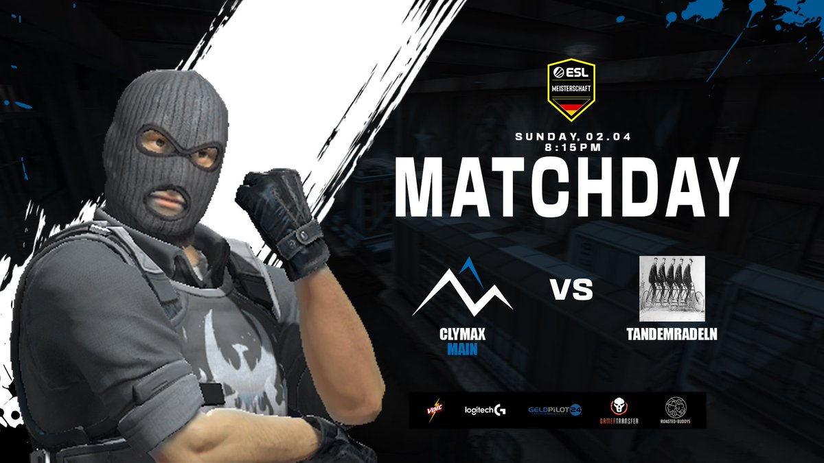 NoFameOfficial's tweet photo. 🔥MATCHDAY🔥
04/02/23 ⏰(20:15)
Clymax Main VS Tandemradeln🔥
#esport #esports #esportsteam #clymax #climbup #csgo #csgogermany #gaming #geldpilot24 #gamertransfer #logitechg #logitech #logitechgaming #roastedbuddys #voltcola https://t.co/89fMoFgYdA