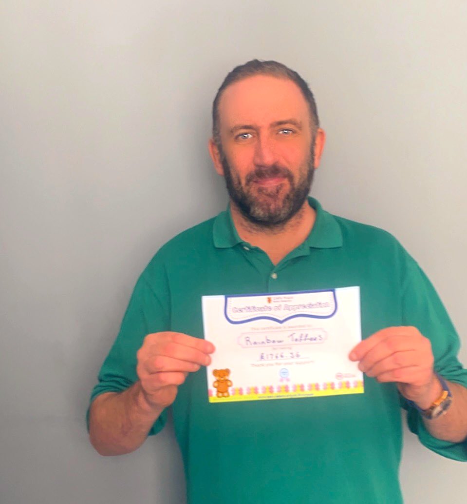 RainbowToffees's tweet image. This certificate arrived today, with the total raised so far for Zoe’s Place.  £1766.36 through various events &amp;amp; dressing up as Santa doing home visits on Xmas eve. We will also be having a charity football game in July raising money for them again. More details coming soon….