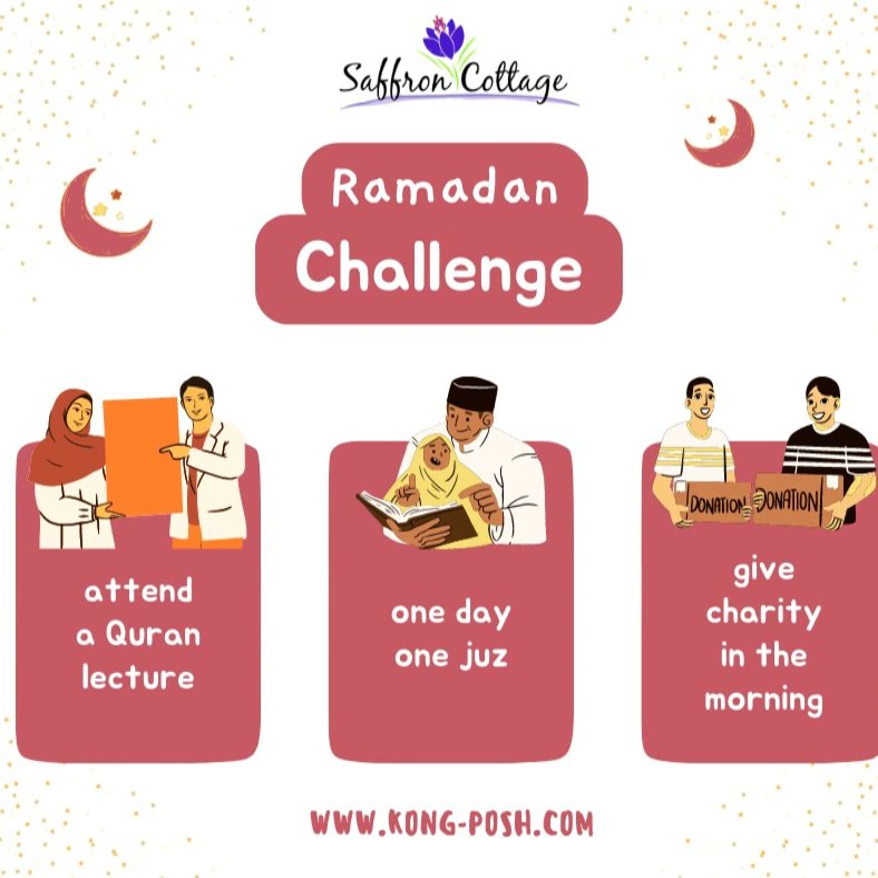 TheIrtazaBilal's tweet image. Ramadan is all about fasting, worship and charity and we couldn't think of a better time to commit to doing good.
Make Sure to do Ramadan Challenge 😉

#ramadanchallenge
#ramadan #Fastingmonth #KongPosh #SaffronCottage #charity #readquran