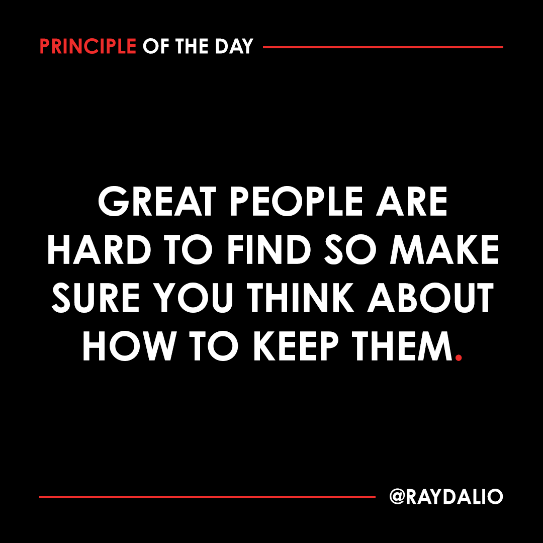 RayDalio's tweet image. Make sure you're following the suggestions made earlier, like building meaningful relationships and constantly getting in sync. Most importantly, you have to encourage people to speak up about how things are going for them. #principleoftheday (1/2)
