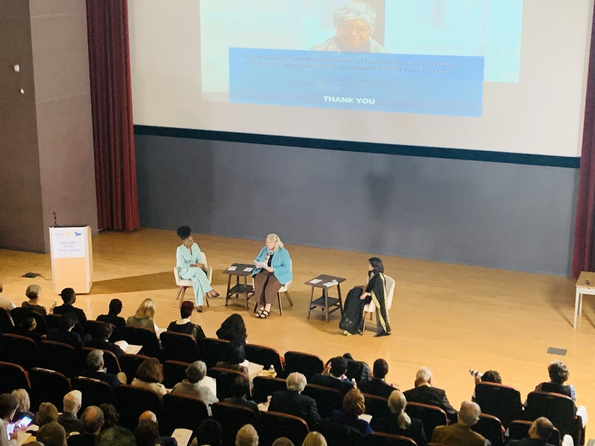 DukeUNCRotary's tweet photo. Thank you to our speakers and our moderator, Catherine Admay, for an incredible first panel on ‘Overcoming Marginalization in Governance and Social Policy’ #RotaryPeaceConference #NewParadigmsofPeace https://t.co/RSR0eXbA4G