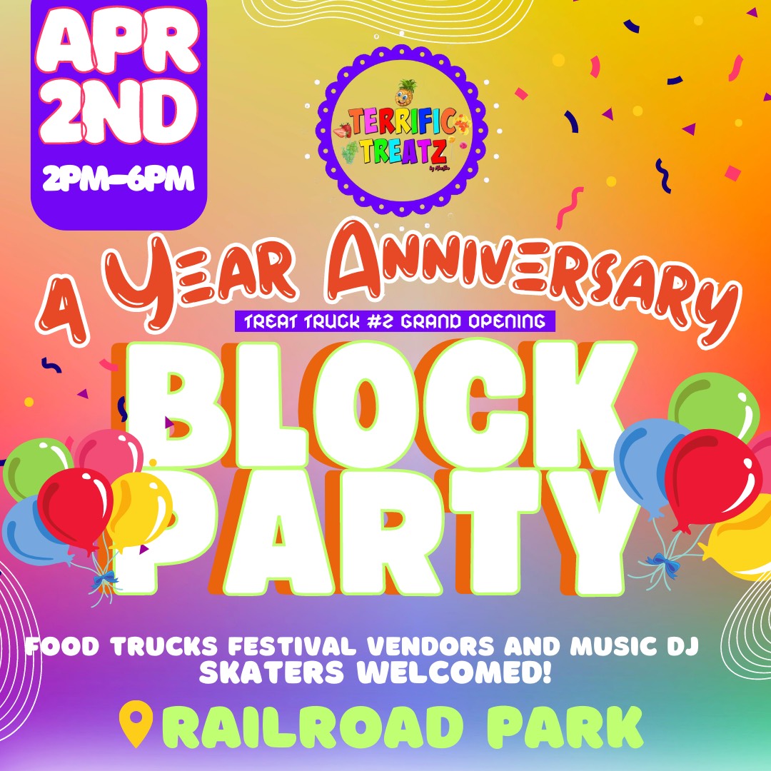 Railroad Park on Twitter "Join Terrific Treatz LLC for a Block Party