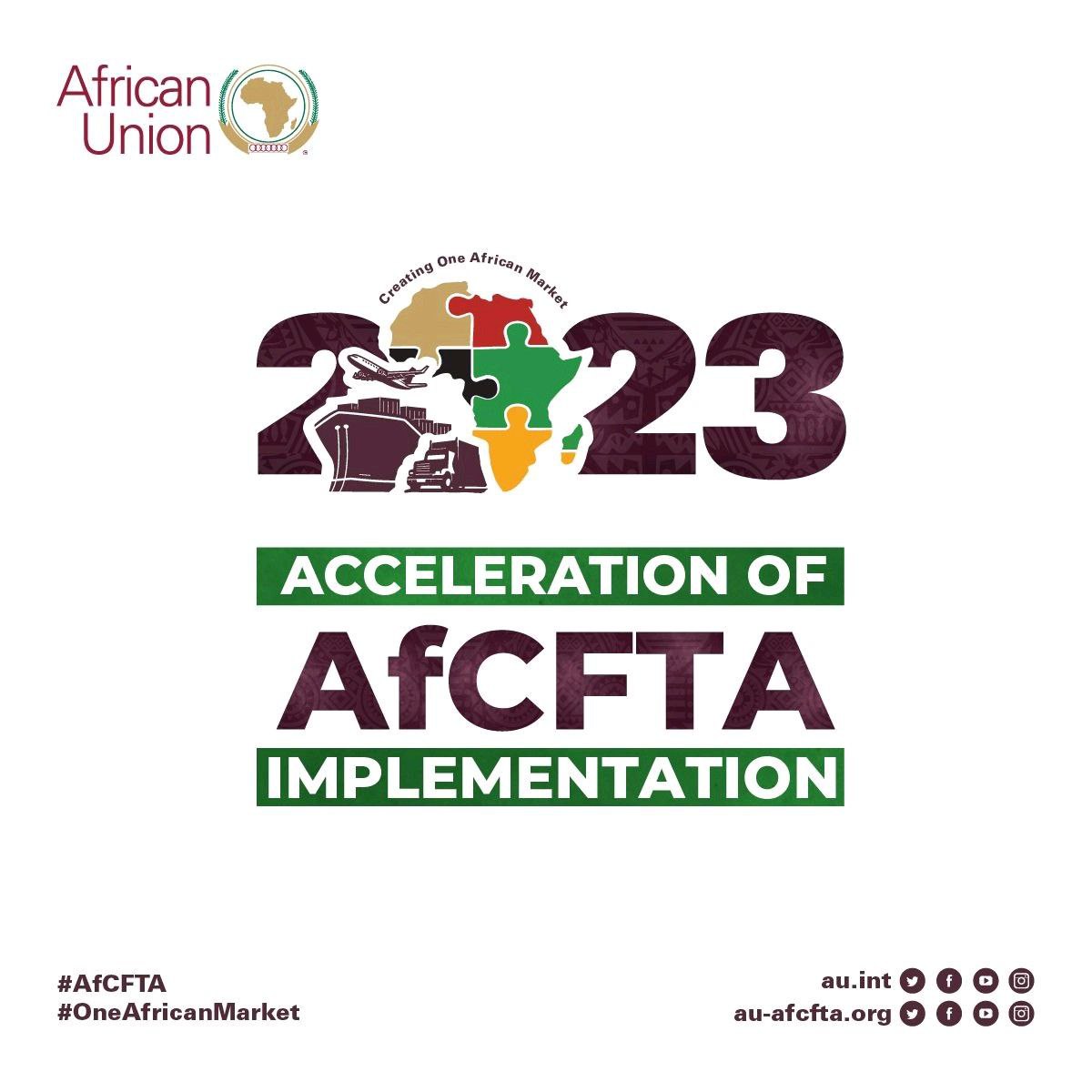 All hands on deck as we rally around the @_AfricanUnion's theme of the year for the #acceleratedimplementation of the #AfCFTA Agreement for the mutual benefit of our beloved continent and its beautiful people.