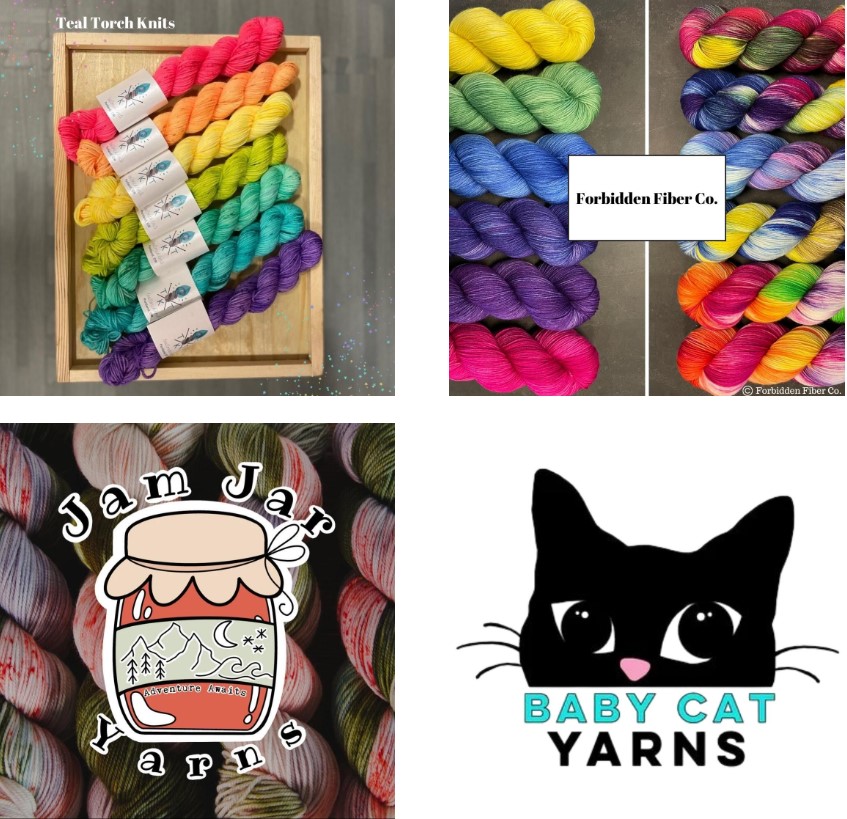 Altered_Stitch's tweet photo. The LA Yarn Crawl is right around the corner! We can't wait to show you our custom colors and exclusive LAYC pin! We have many dyers and crafters with trunk shows coming to our shop for the LAYC - check out our lineup in our latest newsletter! - https://t.co/agEvBhcLuX https://t.co/1mhgTdfHnp