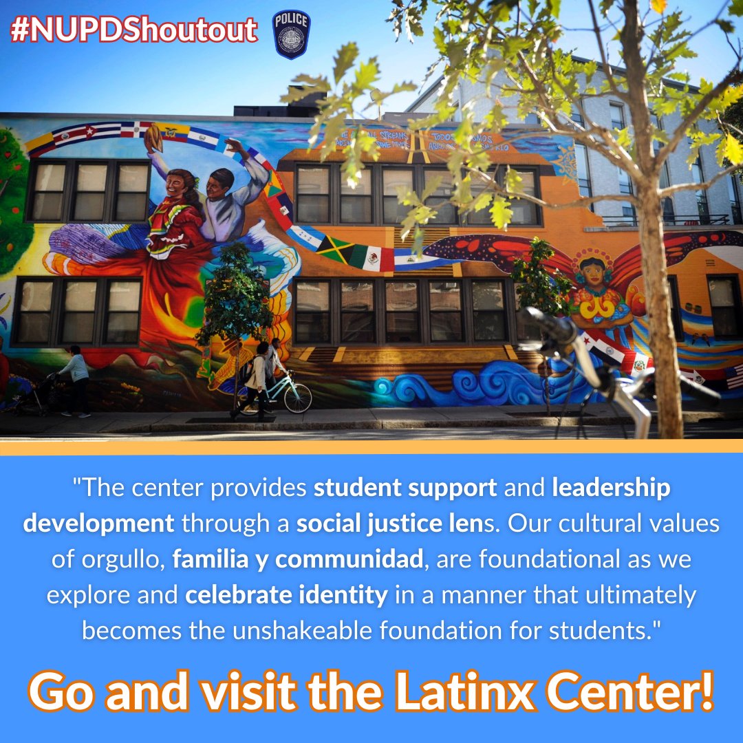 northeasternpd's tweet photo. Today's #nupdshoutout goes to the
Latinx Center! It's located at 104 Forsyth Street. The
center provides student support and a sense of
community and family. Take some time to go visit!
#northeastern #nupd #latinxcenter @nulscc https://t.co/355coyeHvR