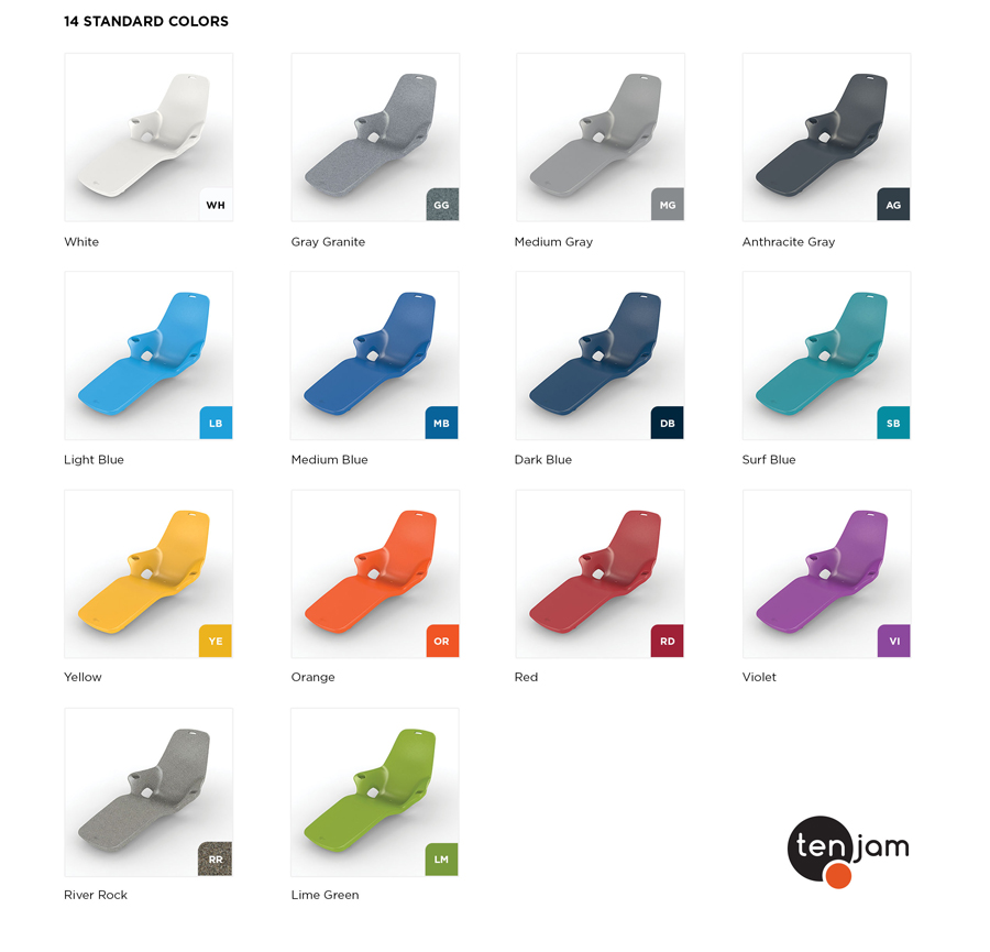 Shayz Swimming Pool Suntan Shelf &amp; Deck Lounger, available in 17 colors!
conta.cc/431oKwr