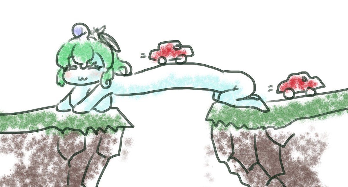 mizumochislime's tweet photo. おはようぷる～♪
あさ！
今日は崖っぷちで寝てたらいつのまにかみんなの懸け橋になってたぷる！
#おはようVtuber #エイプリルフール https://t.co/MUCwSLeAAW