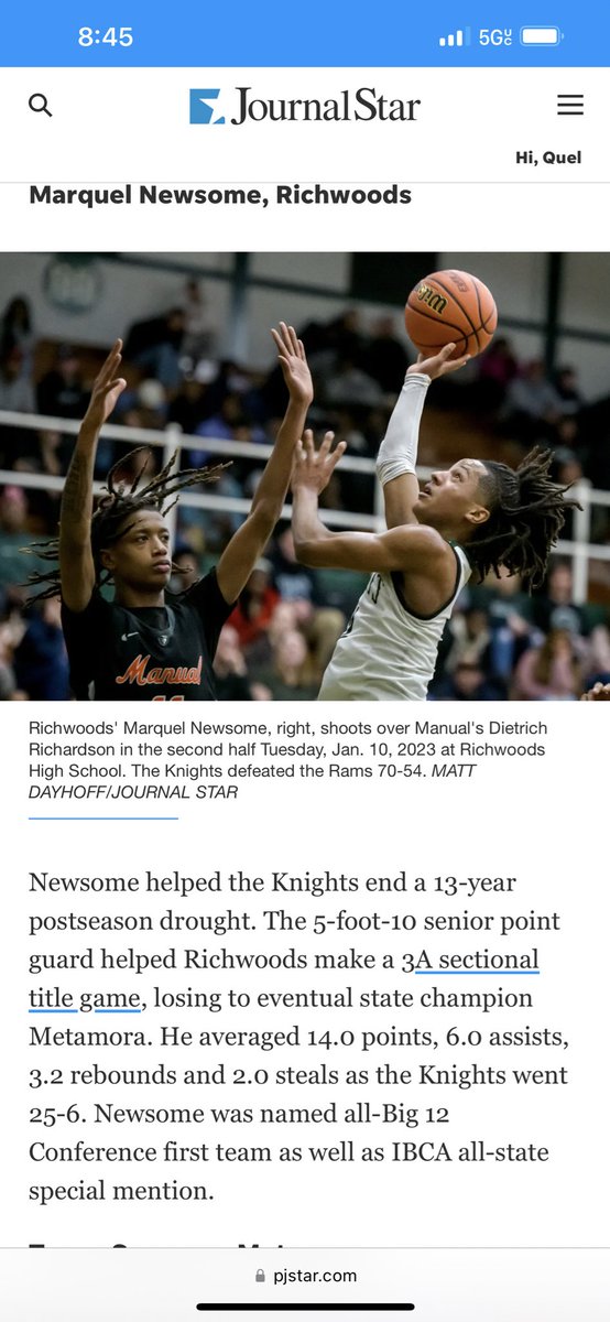 Beyond blessed to be chosen for the <a href="/pjstarsports/">Journal Star Sports</a> all area team this year 
#AllglorytoGod