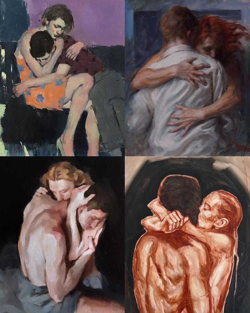 embrace, embrace &amp; embrace — in art