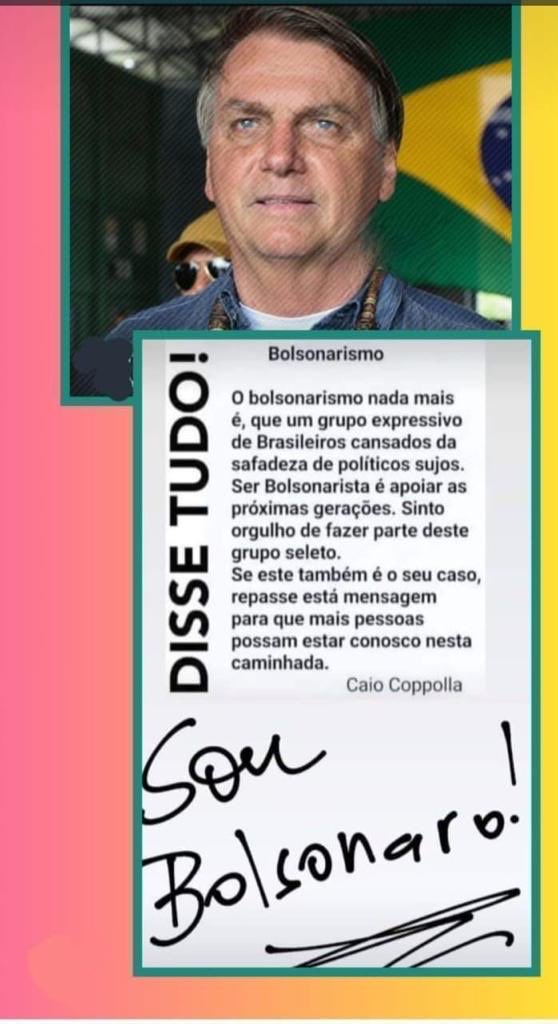 Sou BOLSONARO!!!🇧🇷🇧🇷
