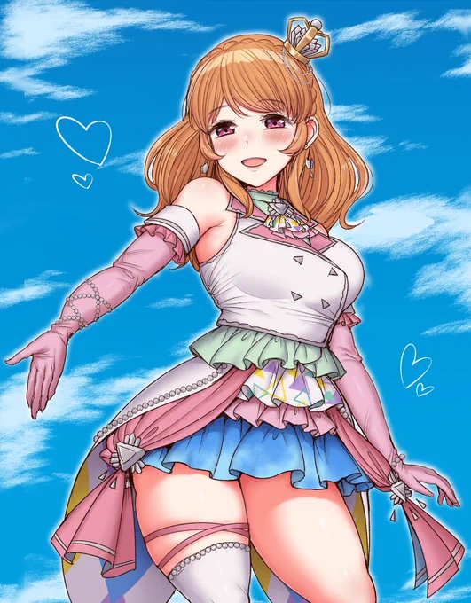 #大空あかり生誕祭 #大空あかり生誕祭2023あかりちゃん誕生日おめ。トラベルリボンのステージでのドレス(アルメリアイルミネイトコーデ)いいよね…。 