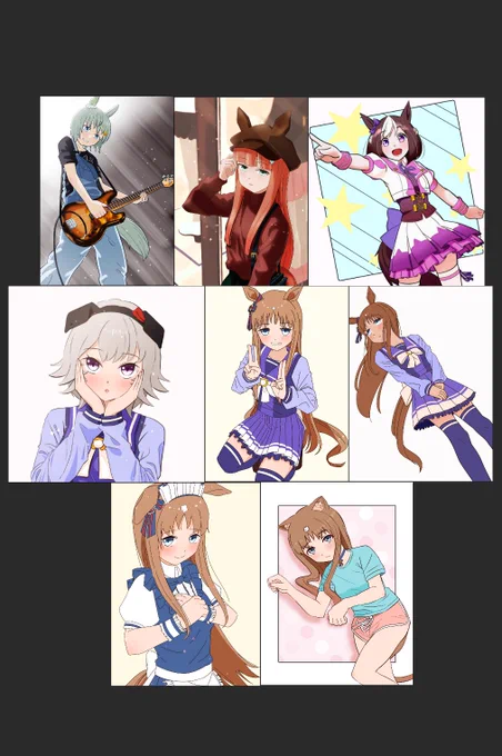 前に上げた個人的自信作を灰色で塗りつぶしてシルエットにしてみたらわかっちゃった
(カレンチャンのはできてないけど)大抵の絵はシルエットだけでどんなポーズや構図してるかだいたいわかるようになってたんだよな 