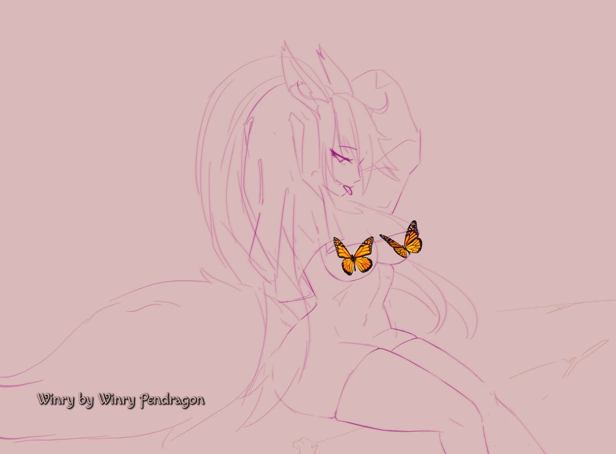 WinryPendragon's tweet photo. I was lurking in Dya's stream this morning and was inspired to try some thin line sketching after admiring Dya's sketching.(I don't know if there's an actual term for it but you probably know what I mean)
Look respectfully alright? (⁠;⁠ŏ⁠﹏⁠ŏ⁠)(⁠๑⁠•⁠﹏⁠•⁠)

#winrylust https://t.co/81aea10t1Z