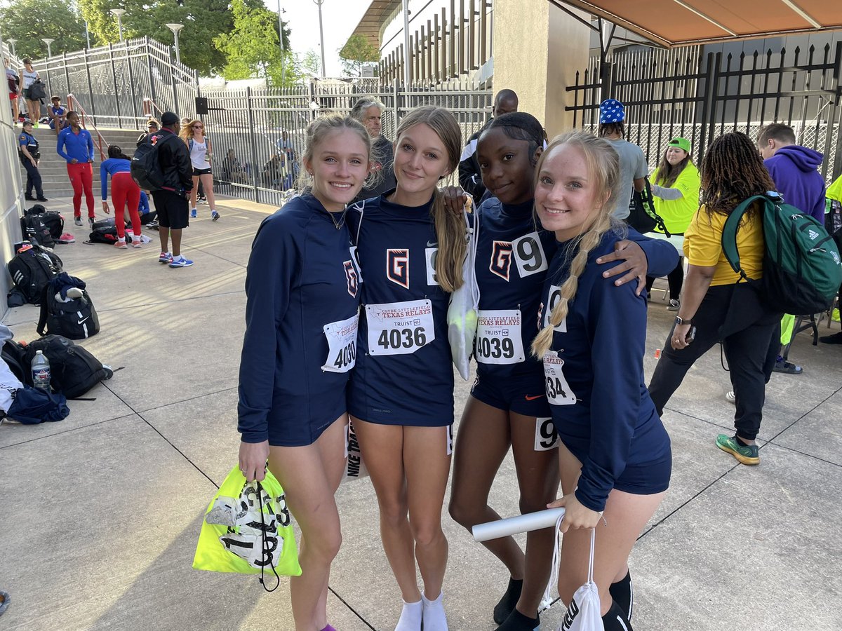 4x100m Relay. Primed and ready to run at Texas Relays.