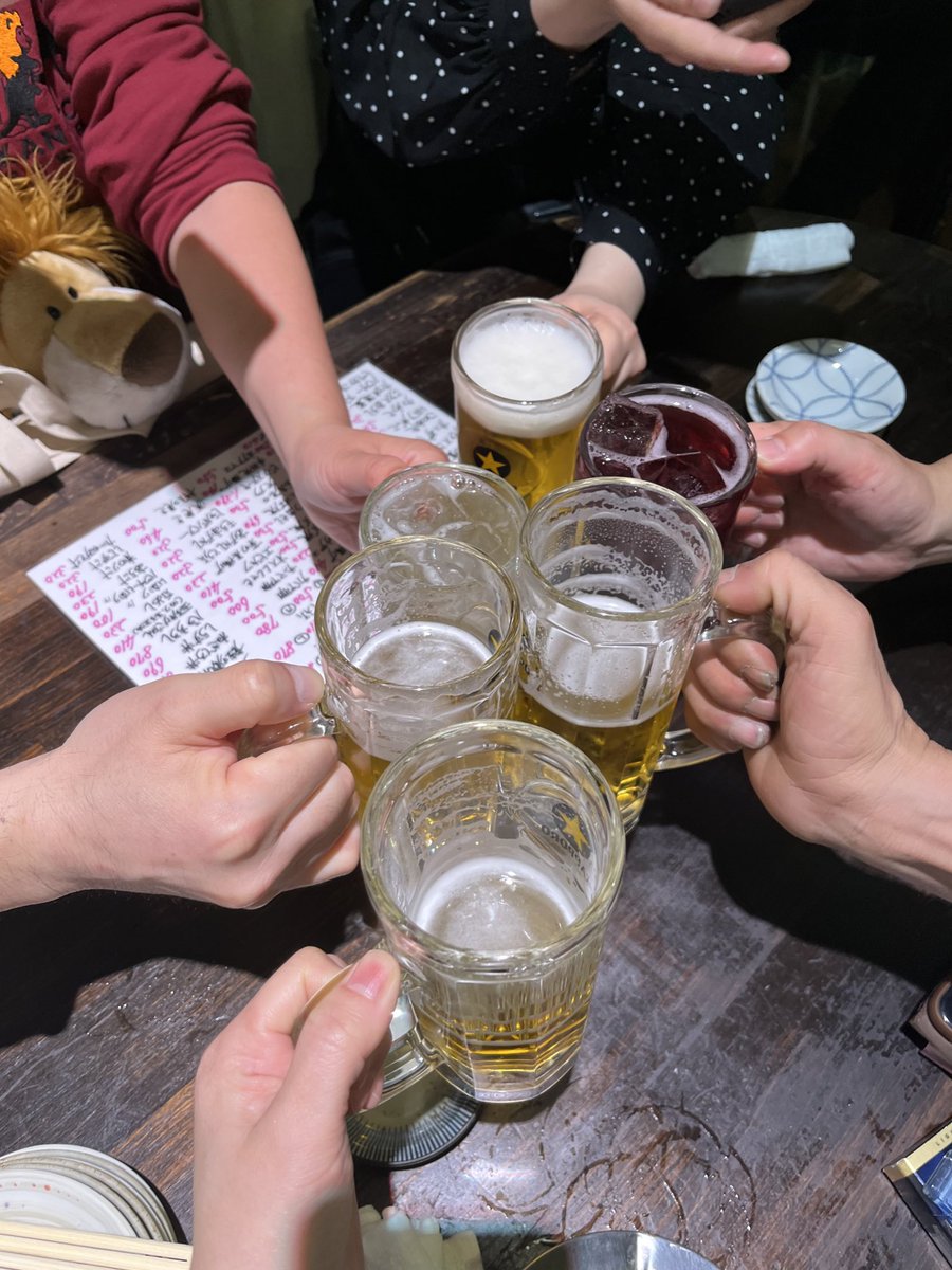 akuma_o_satan's tweet image. #余韻会 #WindWorks 
1週間ぶりの酒なのだ🥰