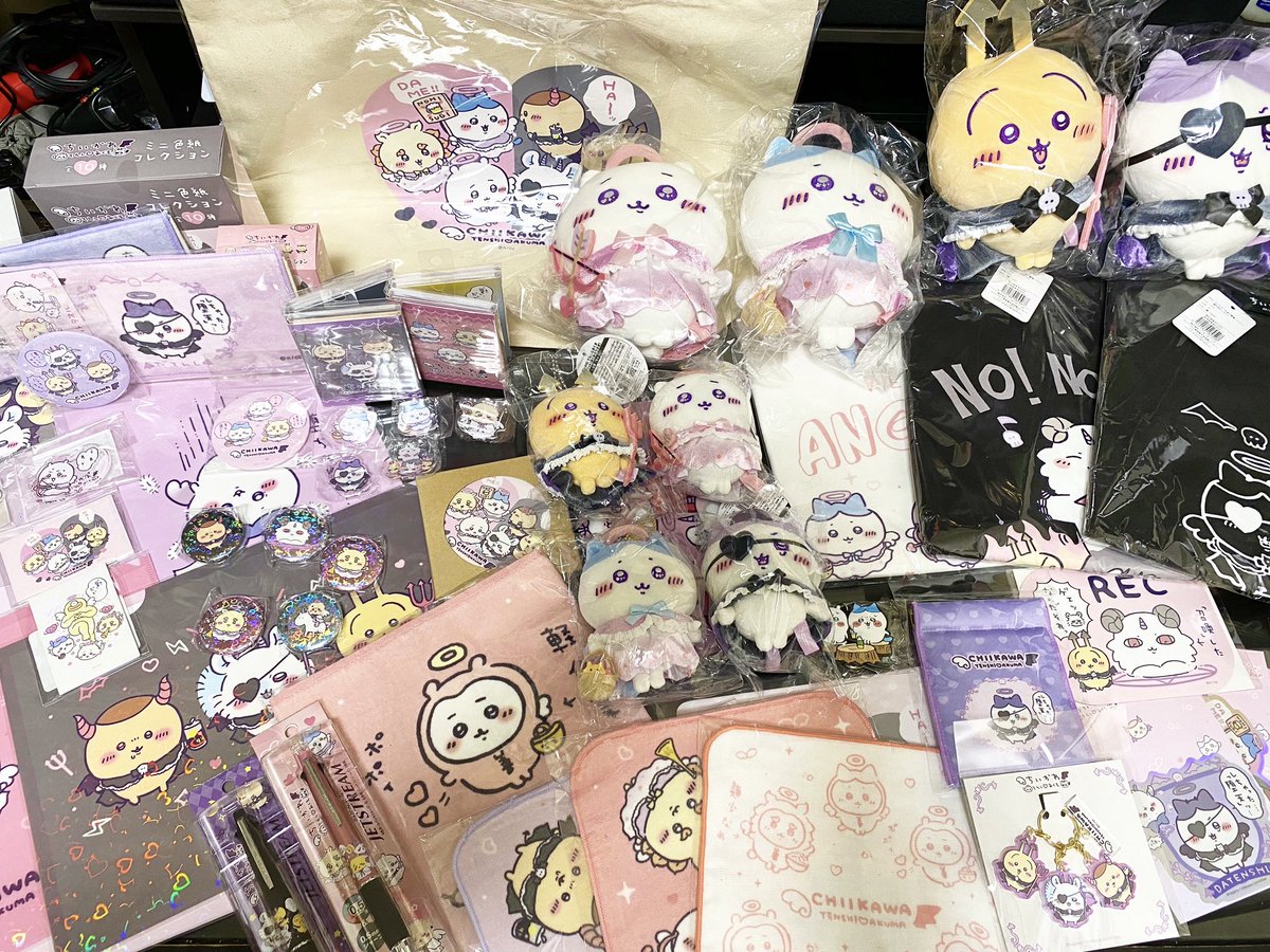 1stmiaty's tweet photo. 欲しい物を全部買った結果
#ちいかわ #ちいかわ_てんしあくま #てんしとあくま #ハチワレ #うさぎ https://t.co/ov4VYAGQHi