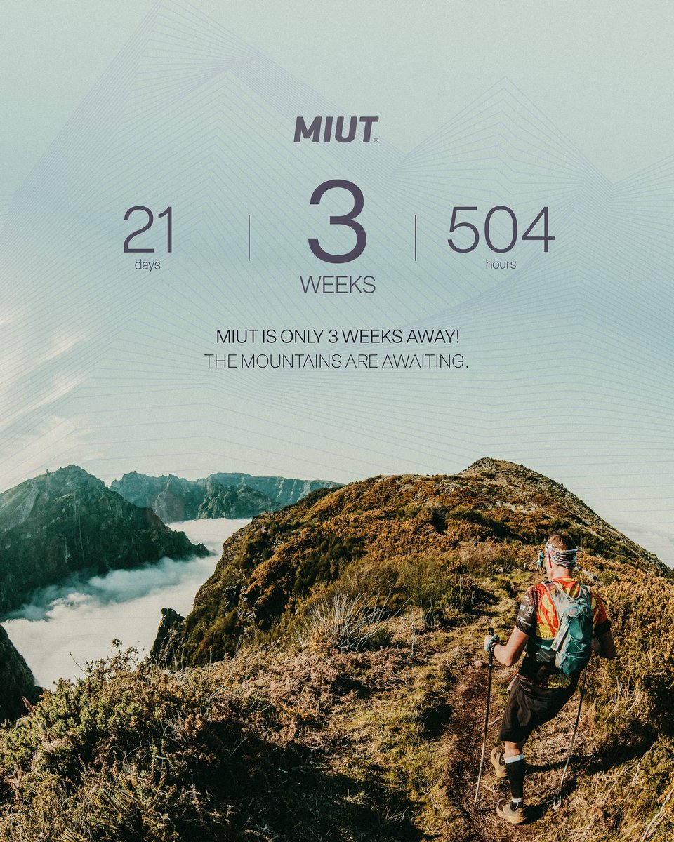No, this is not an April Fools' joke! The countdown to the race is on, with only 3 weeks left until the big day! 🏃‍♀️🏃

It's time to push yourself to the limit, train hard, and get ready to leave it all on the course. Let's do this! 💪 #miut #miut23 #RaceCountdown #3WeeksToGo