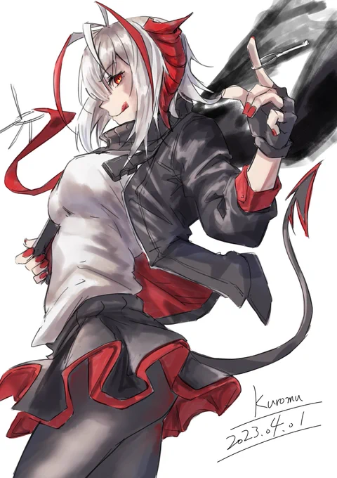 W#アークナイツ版深夜の真剣お絵かき60分一本勝負 #Arknights #アークナイツ #明日方舟 
