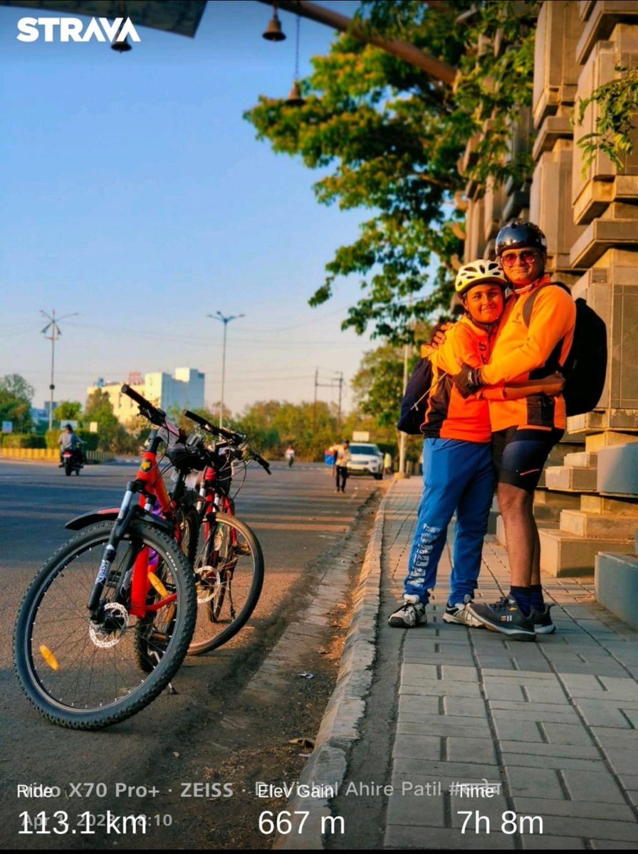 DrVishalAhire's tweet photo. "Satana - Nashik" Journey...🚴🚴
With My Son #Shwas
Beat The Heat... https://t.co/TGoEqIxgUZ