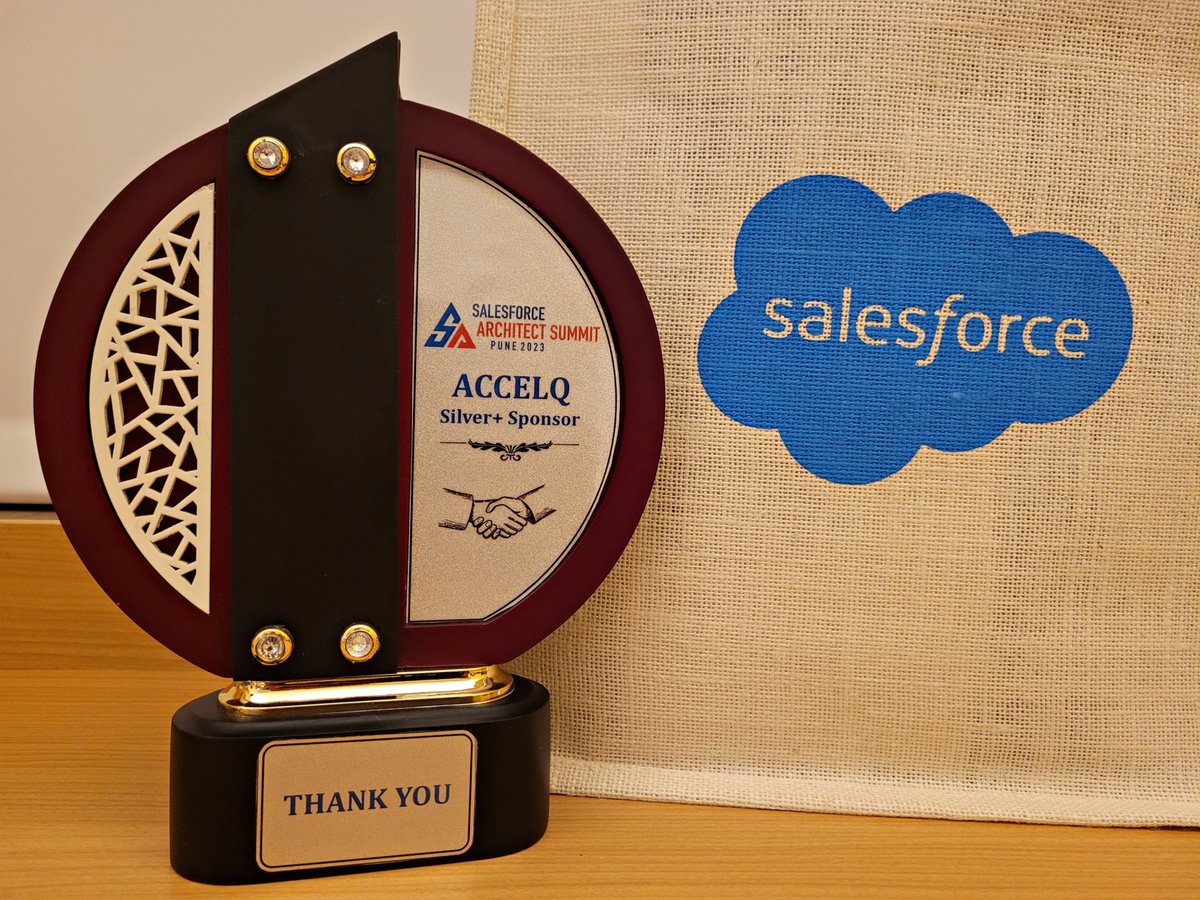 ACCELQ's tweet image. What an action packed day at the @SFArchSummit today.
We were delighted to network the #salesforcecommunity and discuss how teams could take their #testautomation to the next level with power of #Codeless #AI
#SAS23 #SFArchSummit23