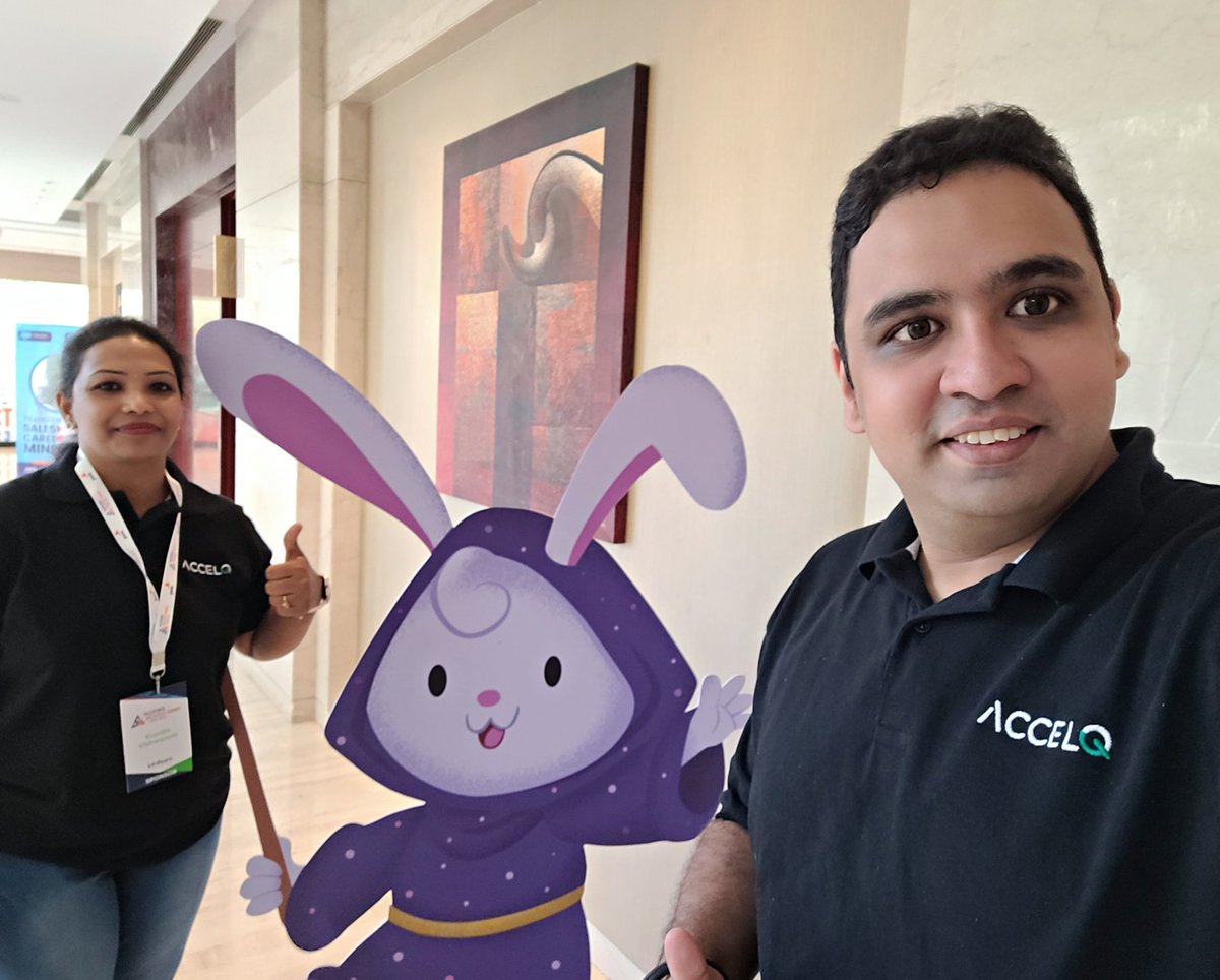 ACCELQ's tweet image. What an action packed day at the @SFArchSummit today.
We were delighted to network the #salesforcecommunity and discuss how teams could take their #testautomation to the next level with power of #Codeless #AI
#SAS23 #SFArchSummit23