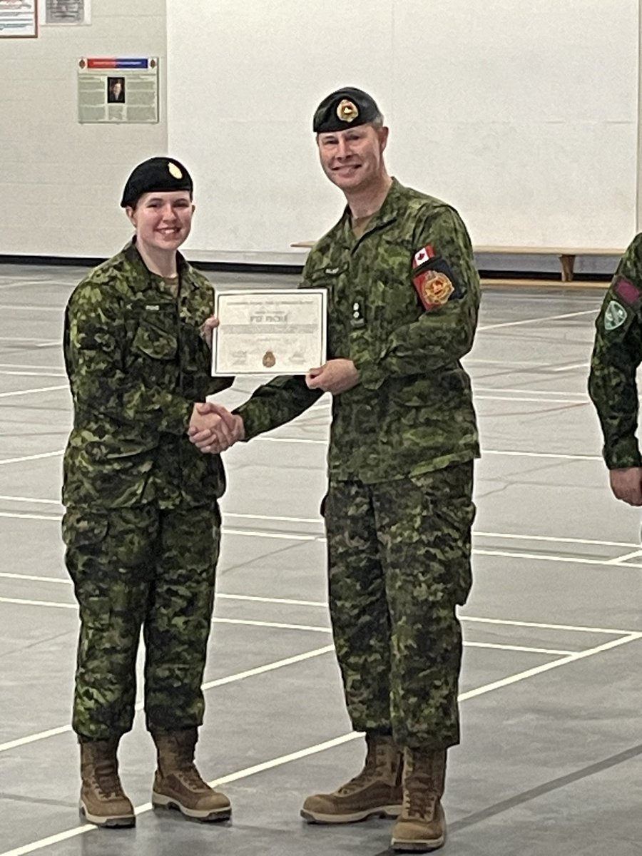 Very proud moment attending our daughter’s <a href="/paigeepiche/">Paige Piché</a> graduation from her basic military qualification!