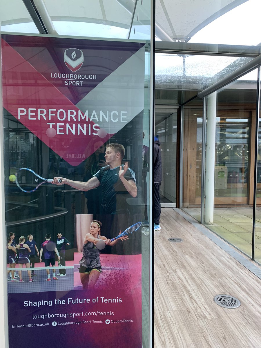 @LboroTennis are here today at The National Tennis Centre, to promote and showcase British University Tennis. If you see them, come and say hi and ask them any questions you may have👋