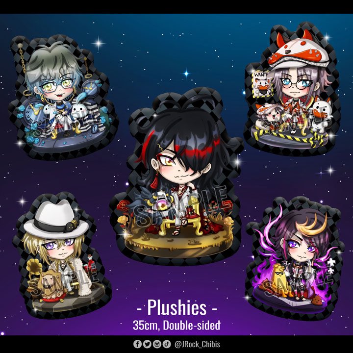 JRock_Chibis's tweet photo. Luxiem Chibis had been released to our Online Store! Grab new freedies for every purchase in a order! While stocks lasts! #luxiem #luxiemfanart #voxakuma #ikeeveland #mystarias #lucakanaeshiro #shuyamino https://t.co/oyfin7byLf