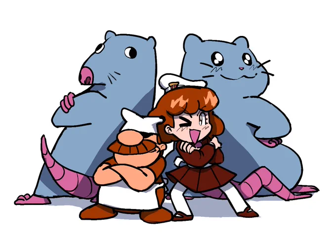 Peppino and PeppinaGustavo and Gustava 
