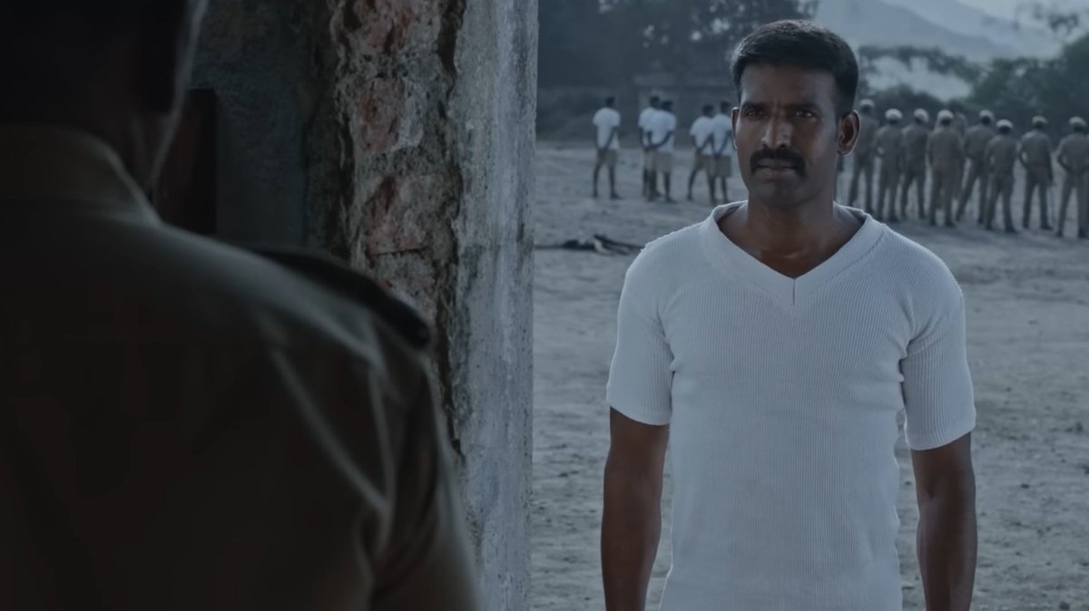 RamVenkatSrikar's tweet photo. What a fine actor Soori is. He makes you wish you could hug Kumaresan, console him during his lows, commend his integrity and genuinely thank him for being the only light in this dark, hopeless world. A beautiful character and even equally arresting performance. ♥️ https://t.co/qYqFCp6nq8