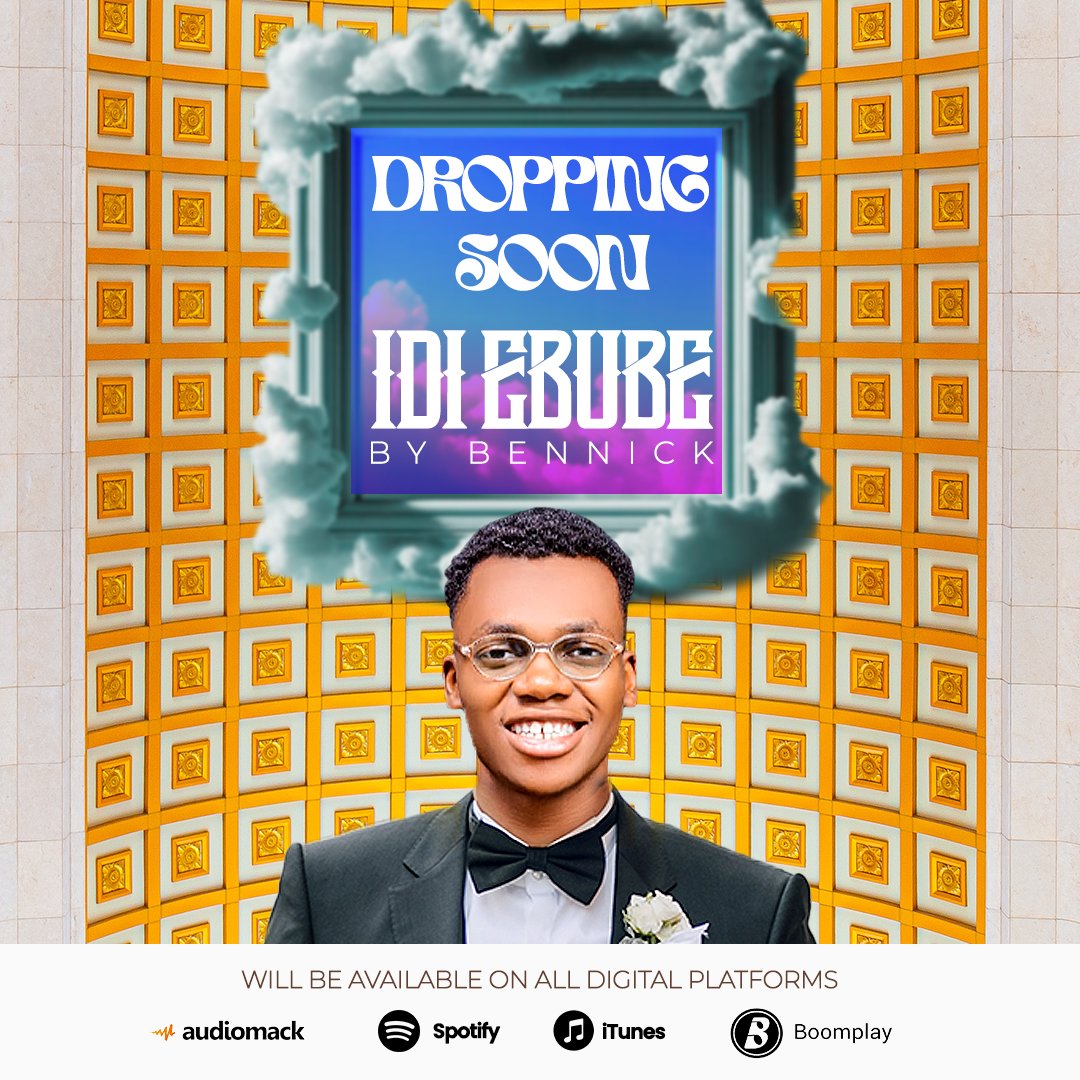 _benwrites's tweet photo. Hello family ☺️❤️
With Jesus joy in my heart, I wish to announce to y'all that my first single "IDIEBUBE" will be coming out soon💃🏼
I'm so excited and I guess you're also...
We're so conscious of what God will do with this song..
Spread the Good news 🥰
#IdiEbube
#bennick https://t.co/Cb6QtrS4SS