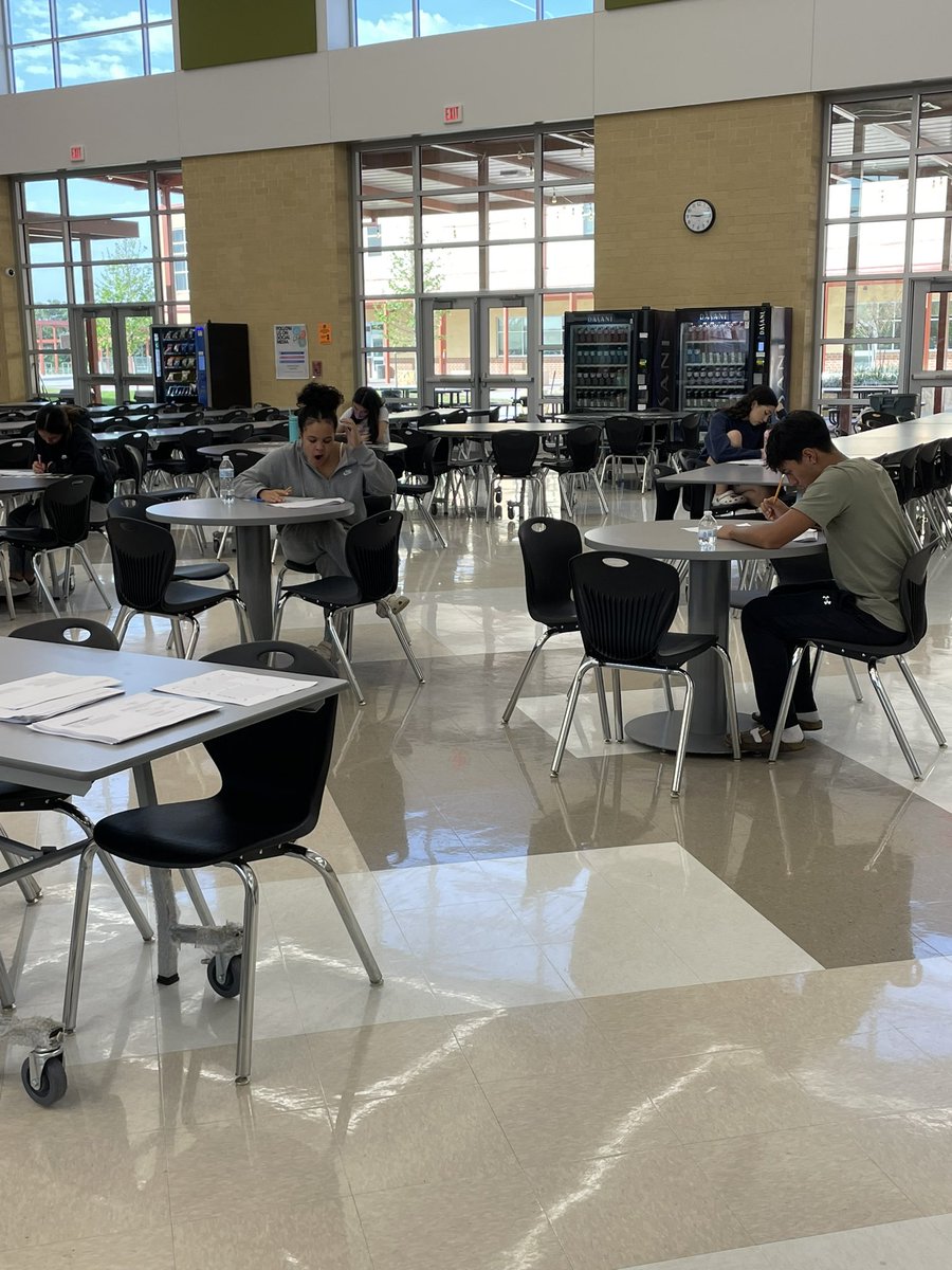 SotoScience_MsG's tweet photo. Great to see our AP Physics and APES students taking part in our AP mock exam on a Saturday morning! It’s a Great Day To Be a Wildcat!! @NISDSotomayor https://t.co/KTLuHRDqZA