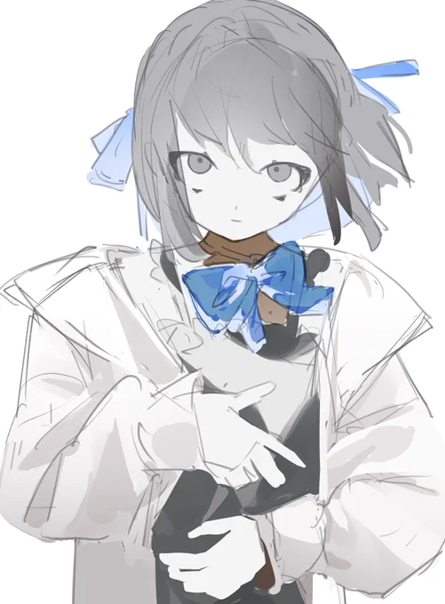 ラフと完成 
