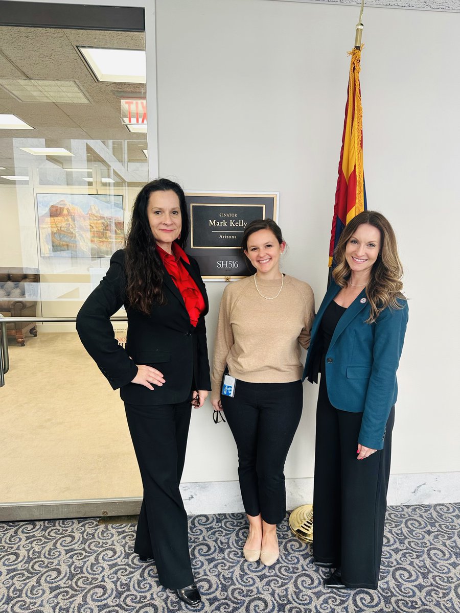 ToniLGonzales's tweet photo. Thank you @katherine_ph from the office of @SenMarkKelly for sharing your time and insights with @amberstitt_ and me during our inaugural @NAIFA @wifsnational  #WomensFlyIn in #DC this week

#NAIFAProud #Advocacy #WomenInBusiness #AZLeaders #WomenInFinServ #MainStreetUSA https://t.co/NGvQRC0maG