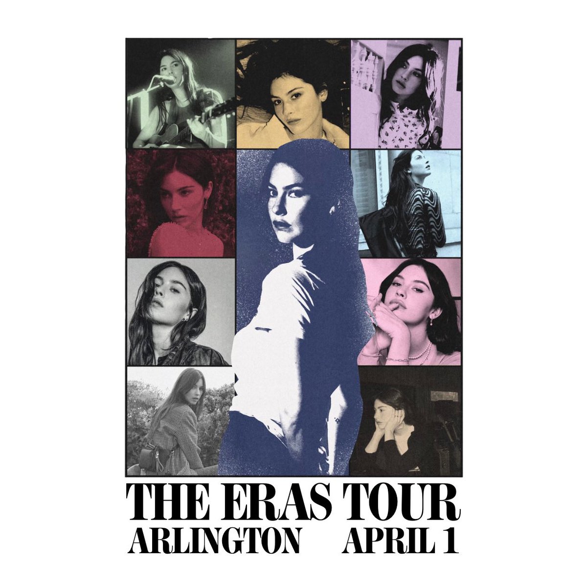 Today is the day! 

Gracie will be opening for Taylor Swift at #TSTheErasTour for the first time today in Arlington, TX 🌟

⏰ 6:30PM CT 
📍AT&amp;T Stadium 
👥 80,000