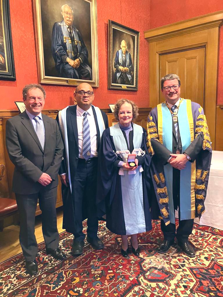 🏅A big congratulations from everyone at <a href="/ENT_UK/">ENT UK</a> to Janet Wilson who was presented with the highly prestigious <a href="/RCSEd/">The Royal College of Surgeons of Edinburgh</a> 2022 College Medal last month!🏅