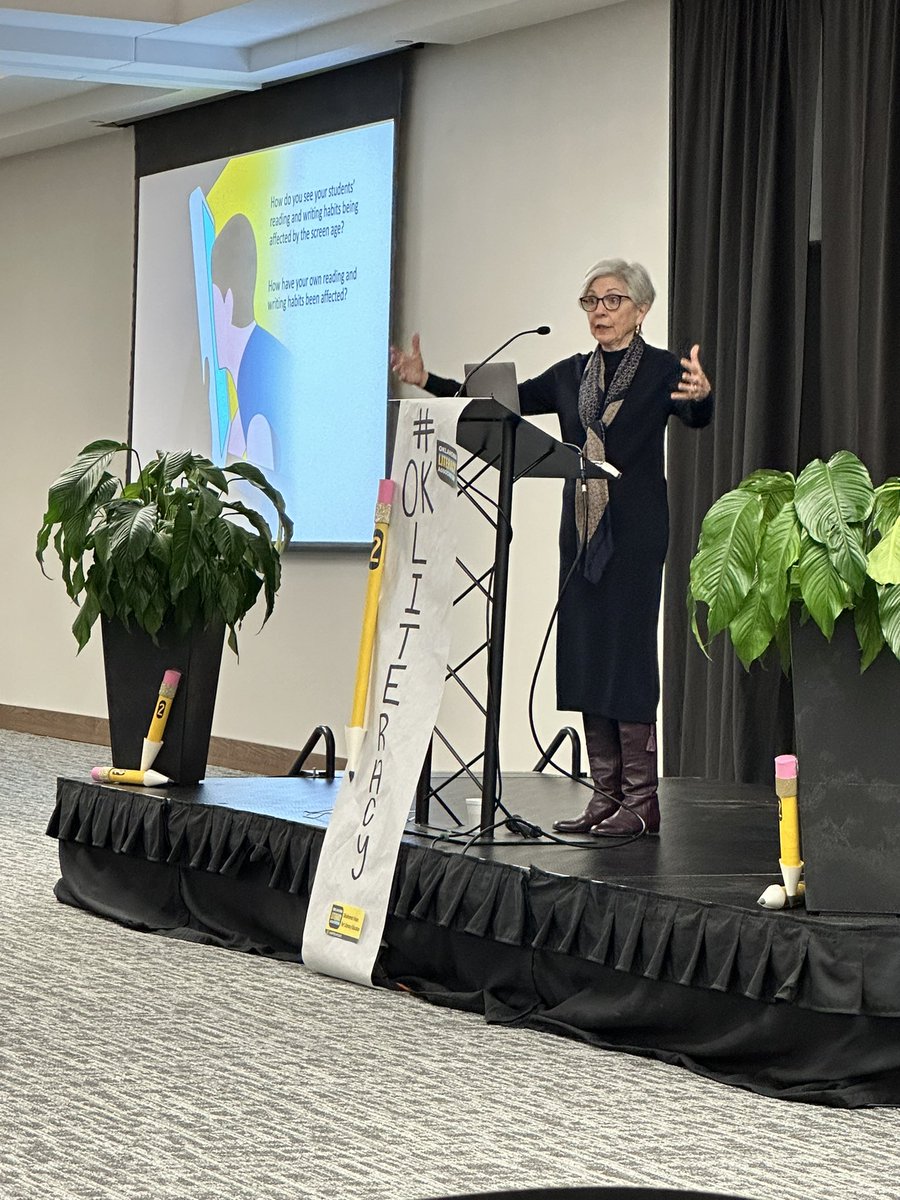 Sharon Morgan (@jskamorg) on Twitter photo Listening to <a href="/CarolJago/">Carol Jago</a> talking about reading at writing in the digital age at the <a href="/LiteracyOKLA/">LiteracyOKLA</a> annual conference. #OKliteracy #ELAOK Listening to <a href="/CarolJago/">Carol Jago</a> talking about reading at writing in the digital age at the <a href="/LiteracyOKLA/">LiteracyOKLA</a> annual conference. #OKliteracy #ELAOK