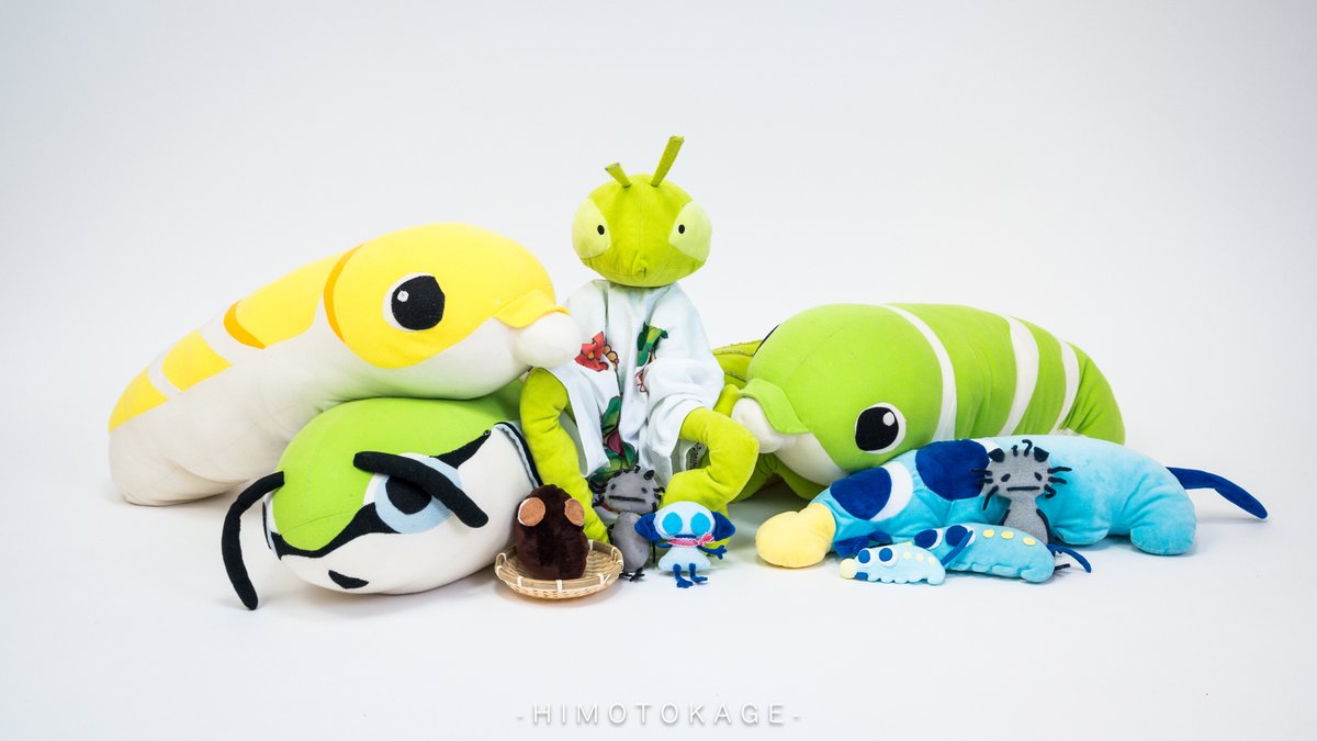 Himotokage's tweet image. 新しい年度だから、みんなで記念撮影をしたよ。今年はどんな仲間が増えるかな?よろしくね≡(´_`)≡ #ひもとかげ #ドッグちゃん #ぼみちゃん #ひともかげ #いもちゃん #ぼぼちゃん #かまたん